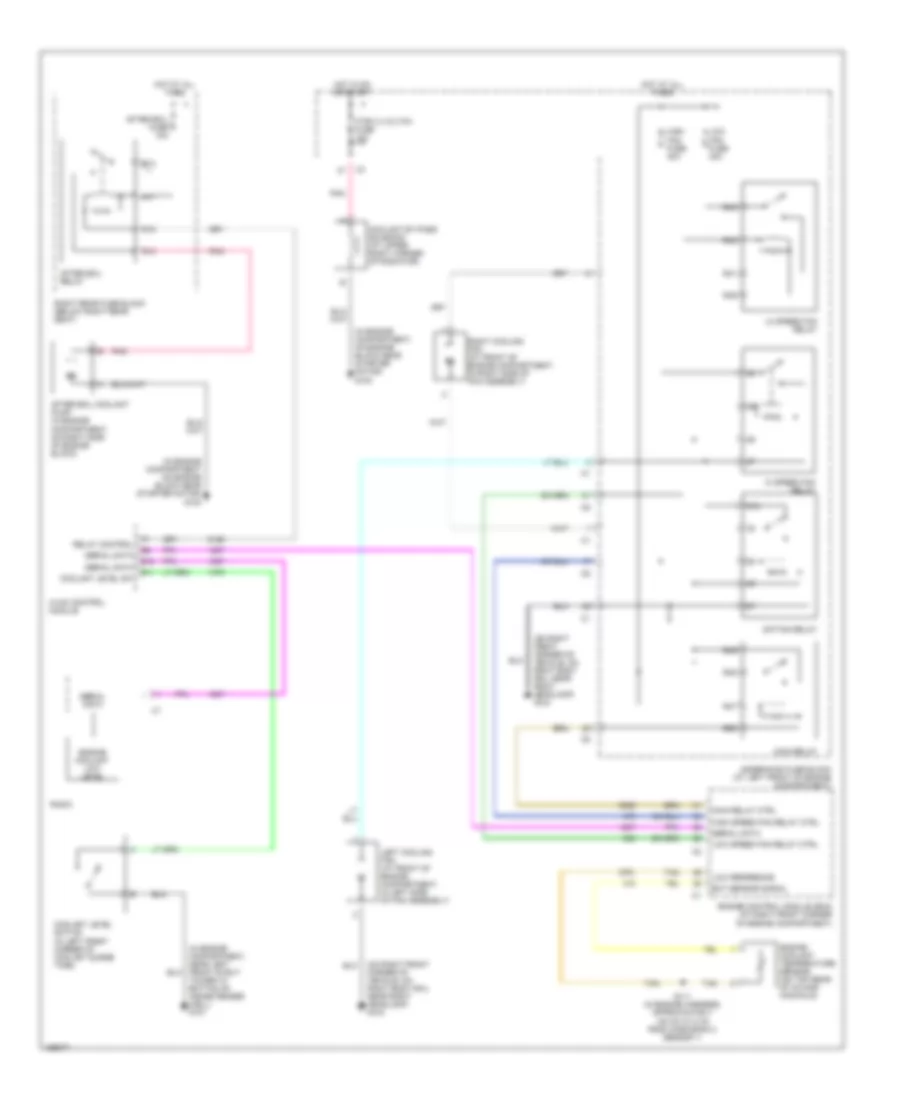 Cooling Fan Wiring Diagram for Cadillac CTS 2003