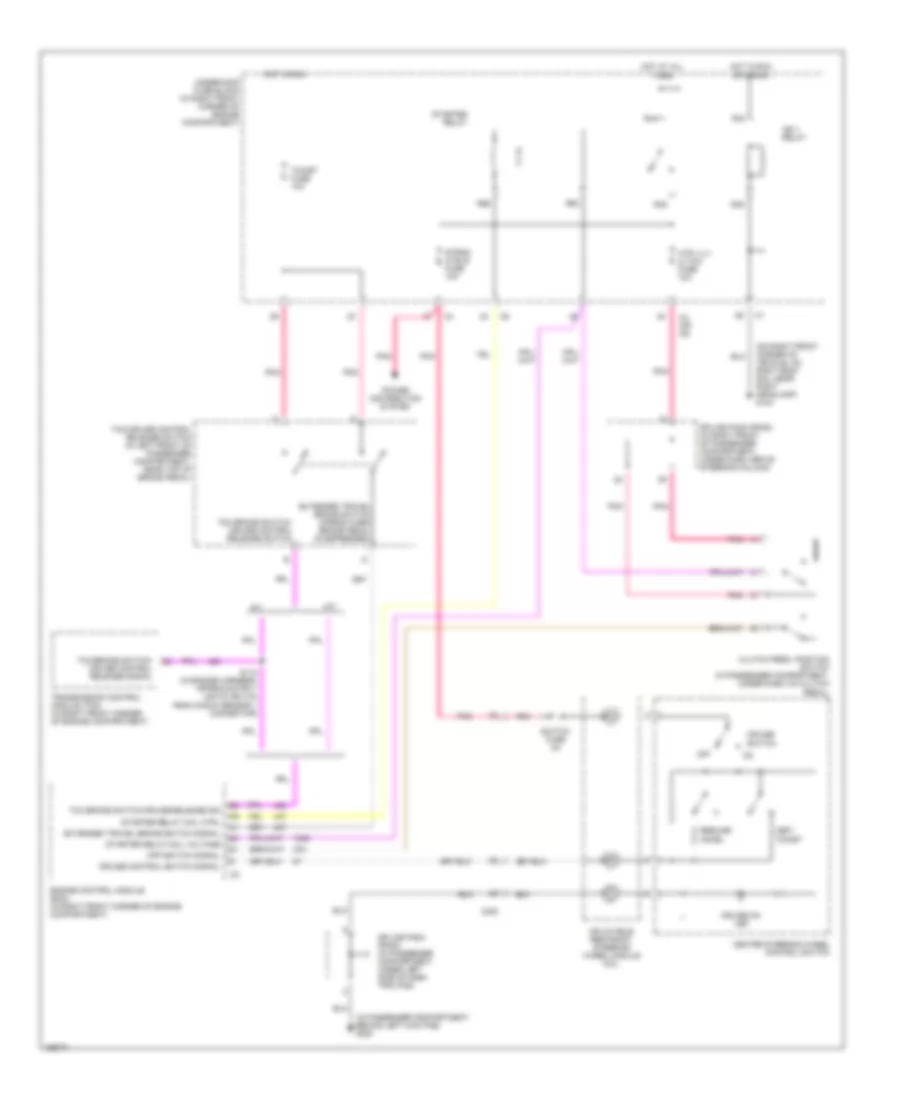 Cruise Control Wiring Diagram for Cadillac CTS 2003