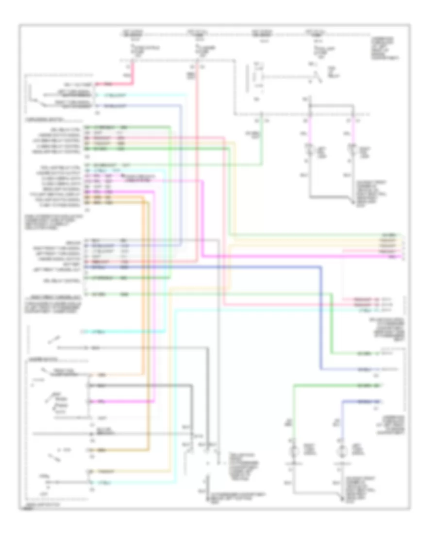 Headlights Wiring Diagram 1 of 2 for Cadillac CTS 2003