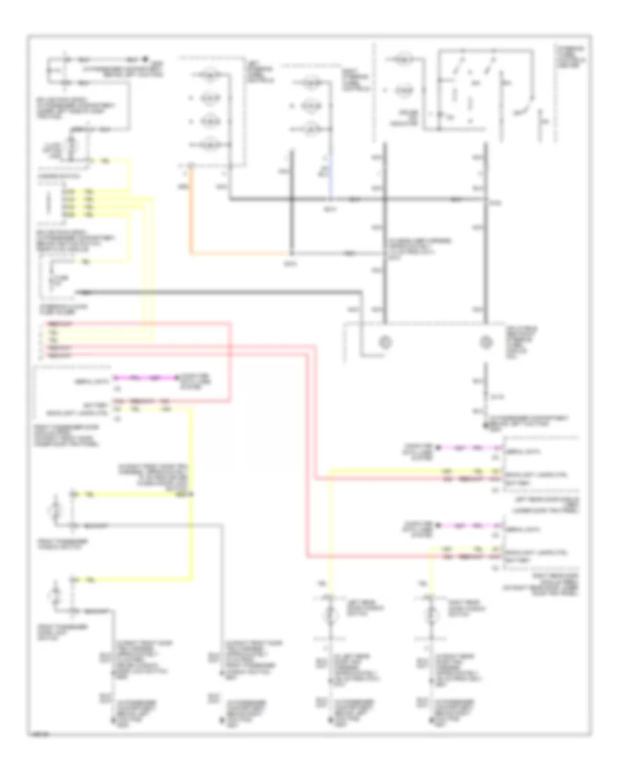 Instrument Illumination Wiring Diagram 2 of 2 for Cadillac CTS 2003