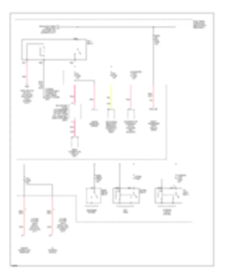 Power Distribution Wiring Diagram (7 of 7) for Cadillac CTS 2003
