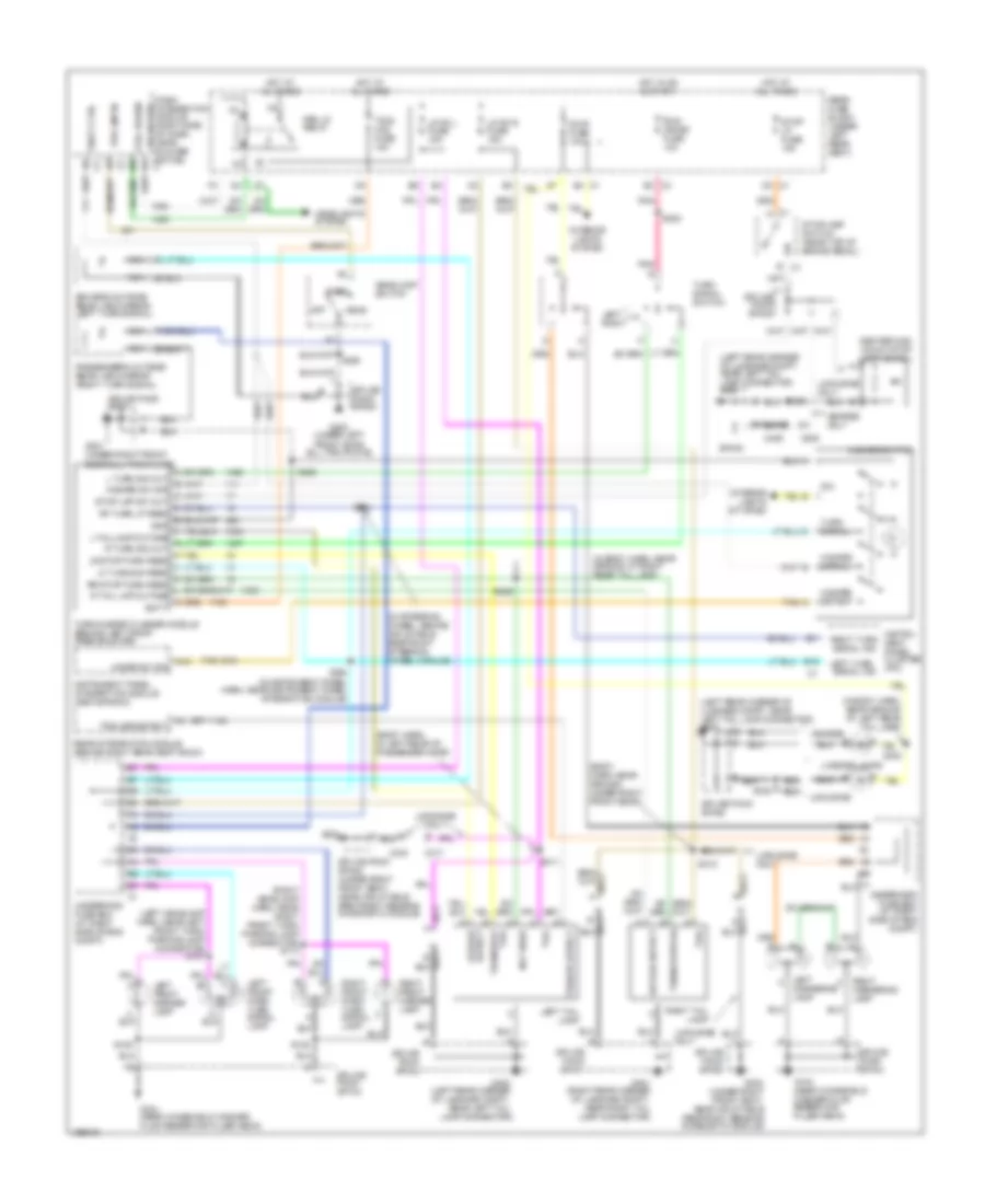 Exterior Lamps Wiring Diagram Hearse  Limousine for Cadillac DeVille 2003
