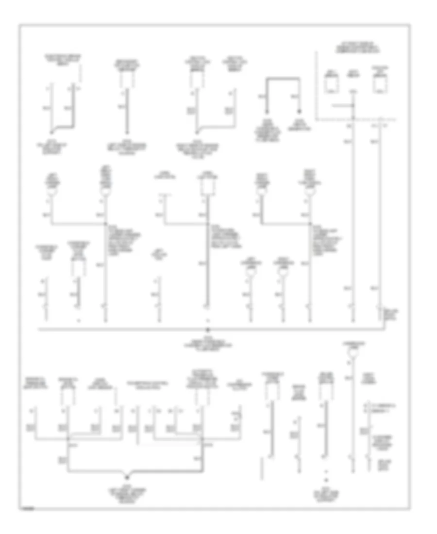 Ground Distribution Wiring Diagram 1 of 6 for Cadillac DeVille 2003