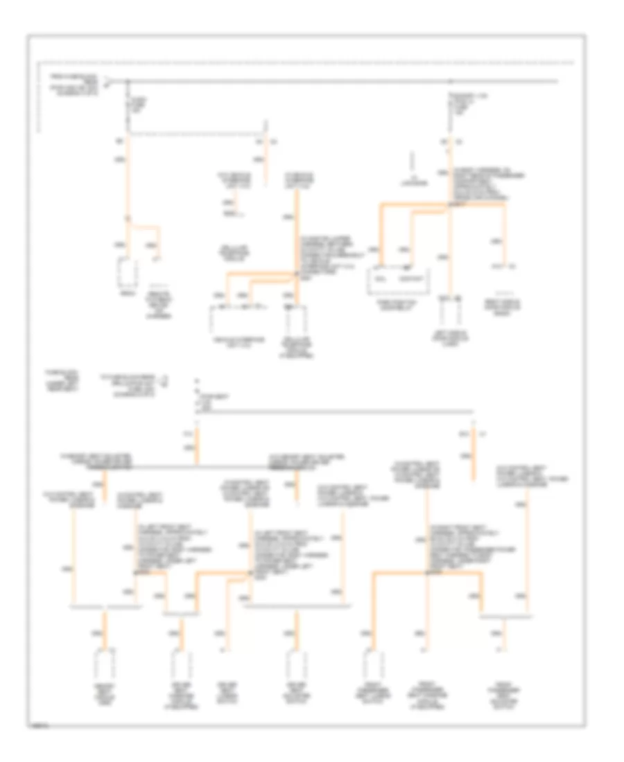 Power Distribution Wiring Diagram 4 of 8 for Cadillac DeVille 2003