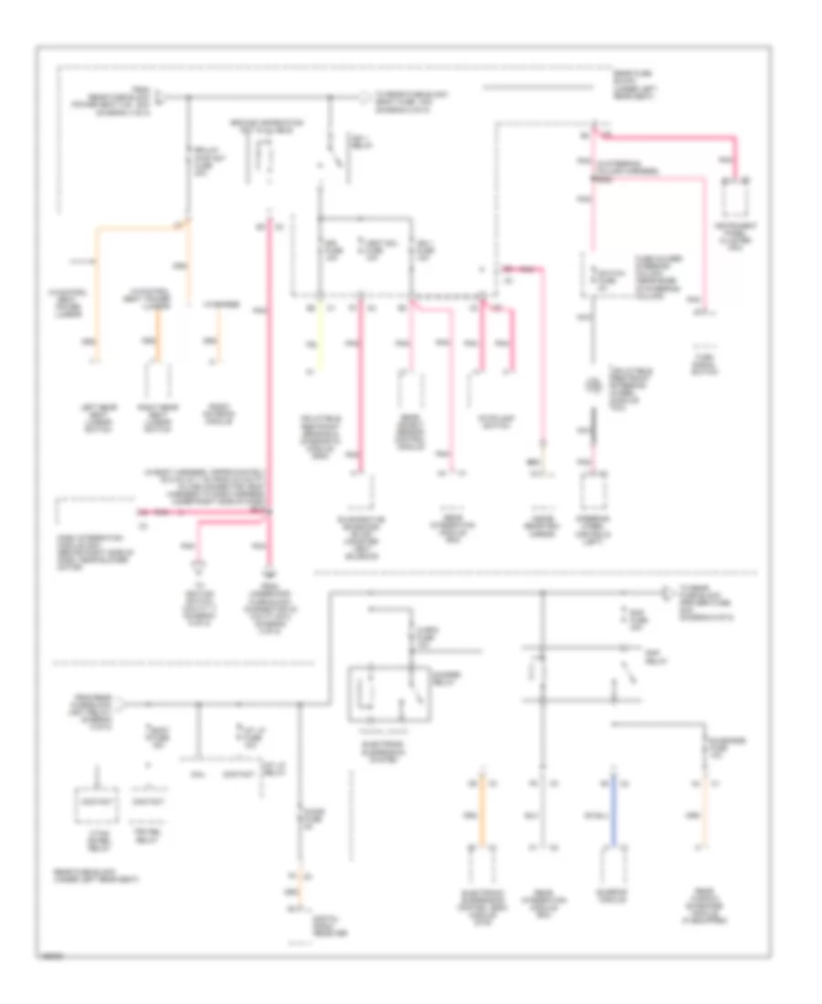 Power Distribution Wiring Diagram 5 of 8 for Cadillac DeVille 2003