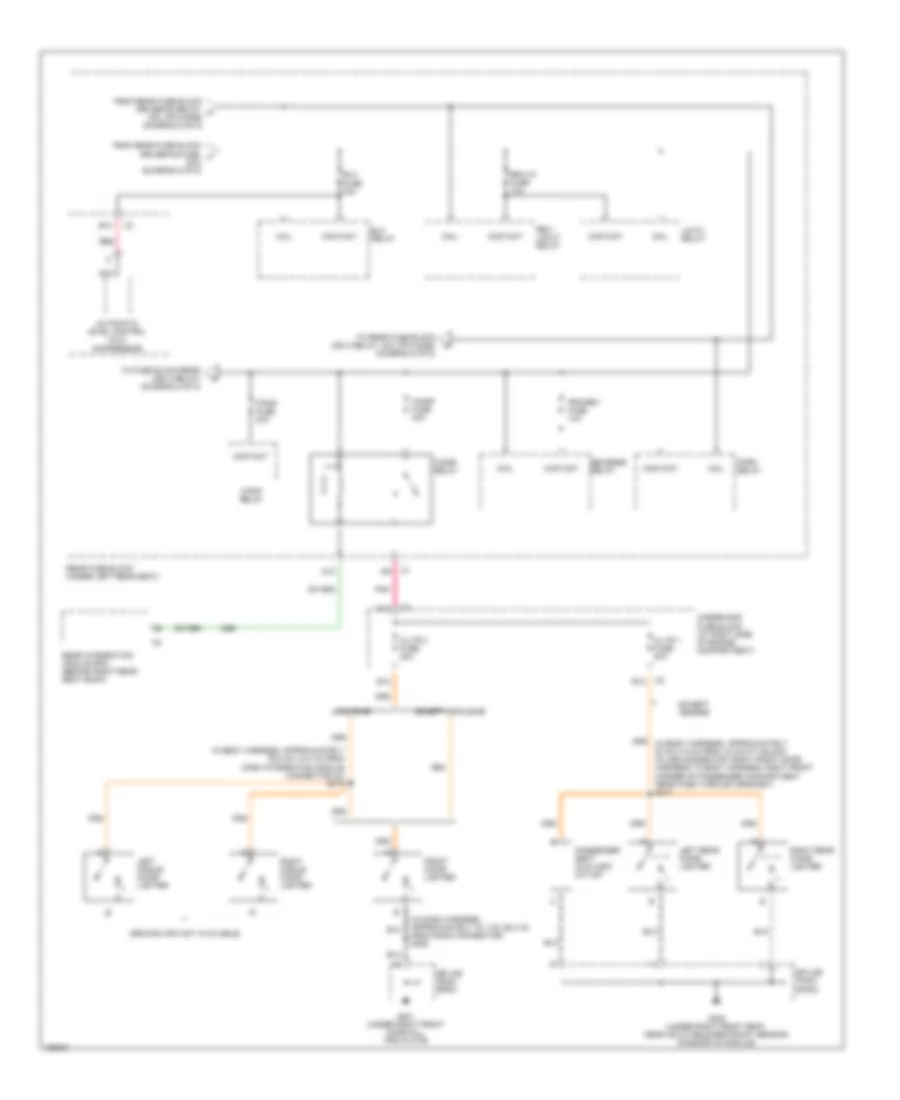 Power Distribution Wiring Diagram 7 of 8 for Cadillac DeVille 2003