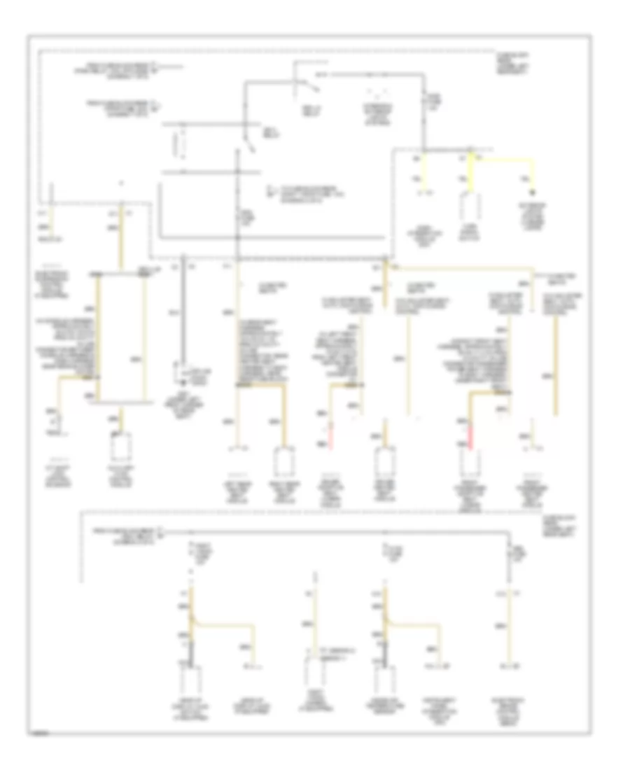 Power Distribution Wiring Diagram 8 of 8 for Cadillac DeVille 2003