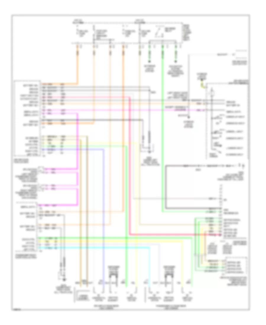 Power Mirrors Wiring Diagram for Cadillac DeVille 2003