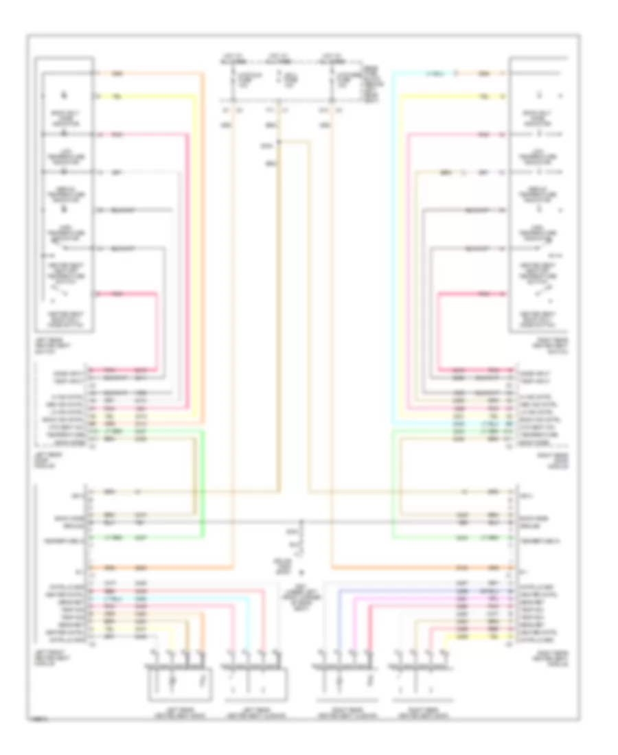 Rear Heated Seats Wiring Diagram for Cadillac DeVille 2003