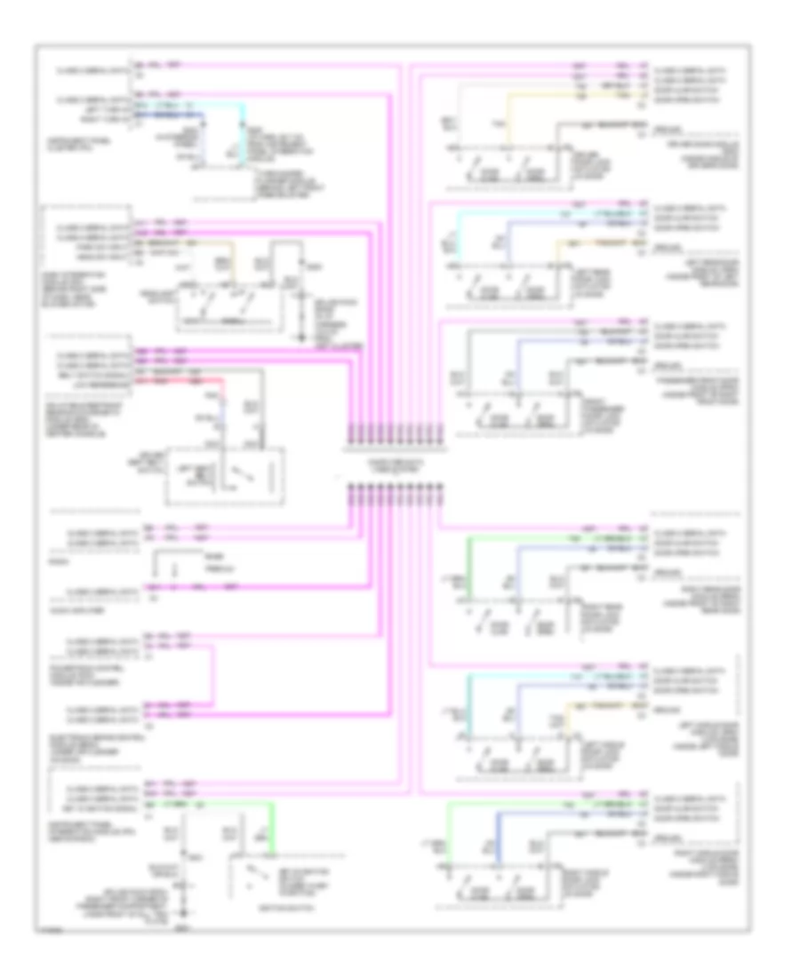 Warning Systems Wiring Diagram for Cadillac DeVille 2003