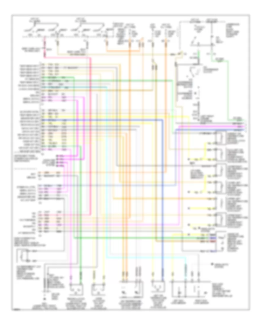 Automatic A C Wiring Diagram 1 of 2 for Cadillac DeVille DTS 2003