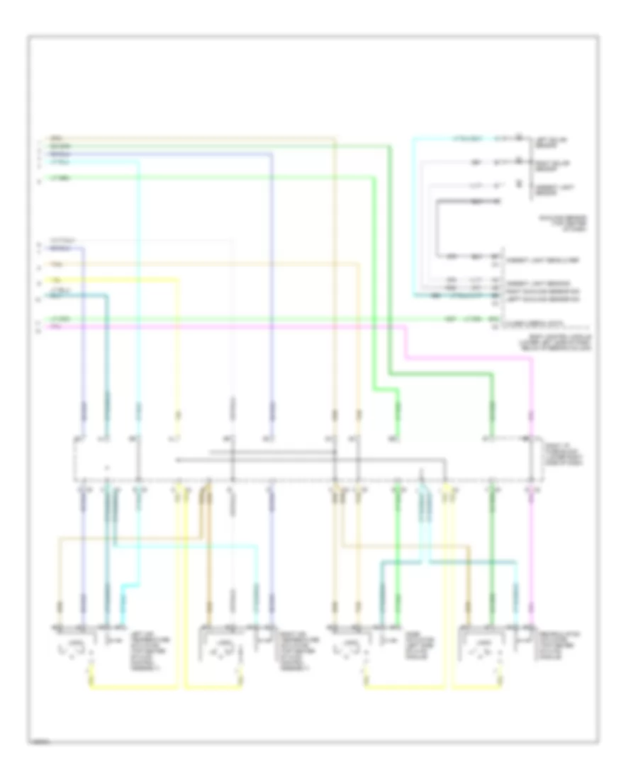Automatic A C Wiring Diagram 2 of 2 for Cadillac Escalade 2003