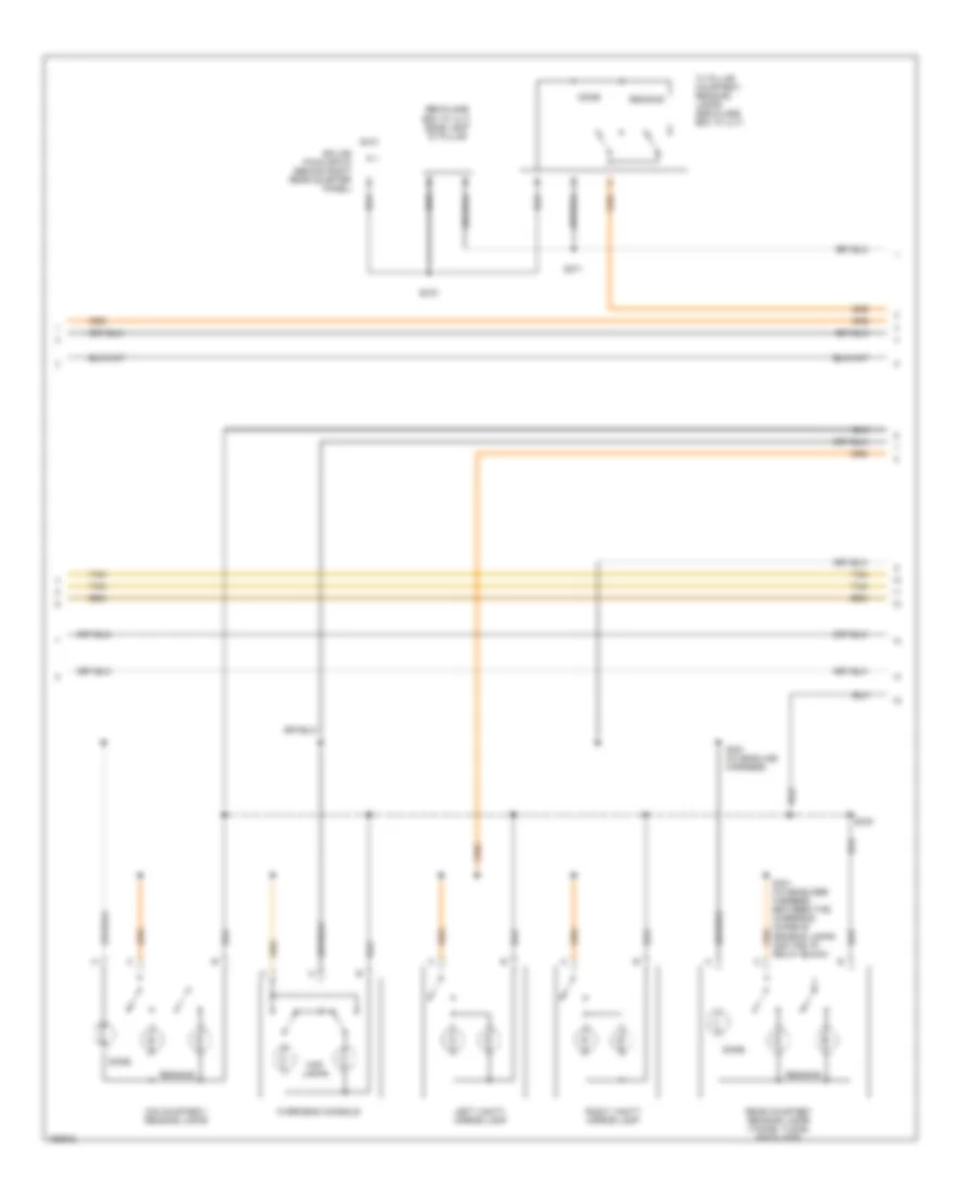 Courtesy Lamps Wiring Diagram (2 of 3) for Cadillac Escalade 2003