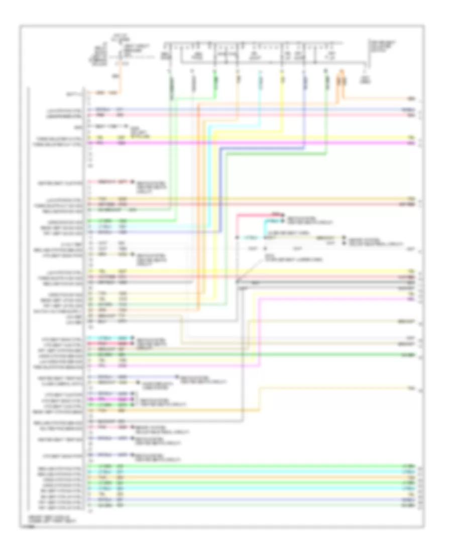 Memory Seat Wiring Diagram (1 of 2) for Cadillac Escalade 2003