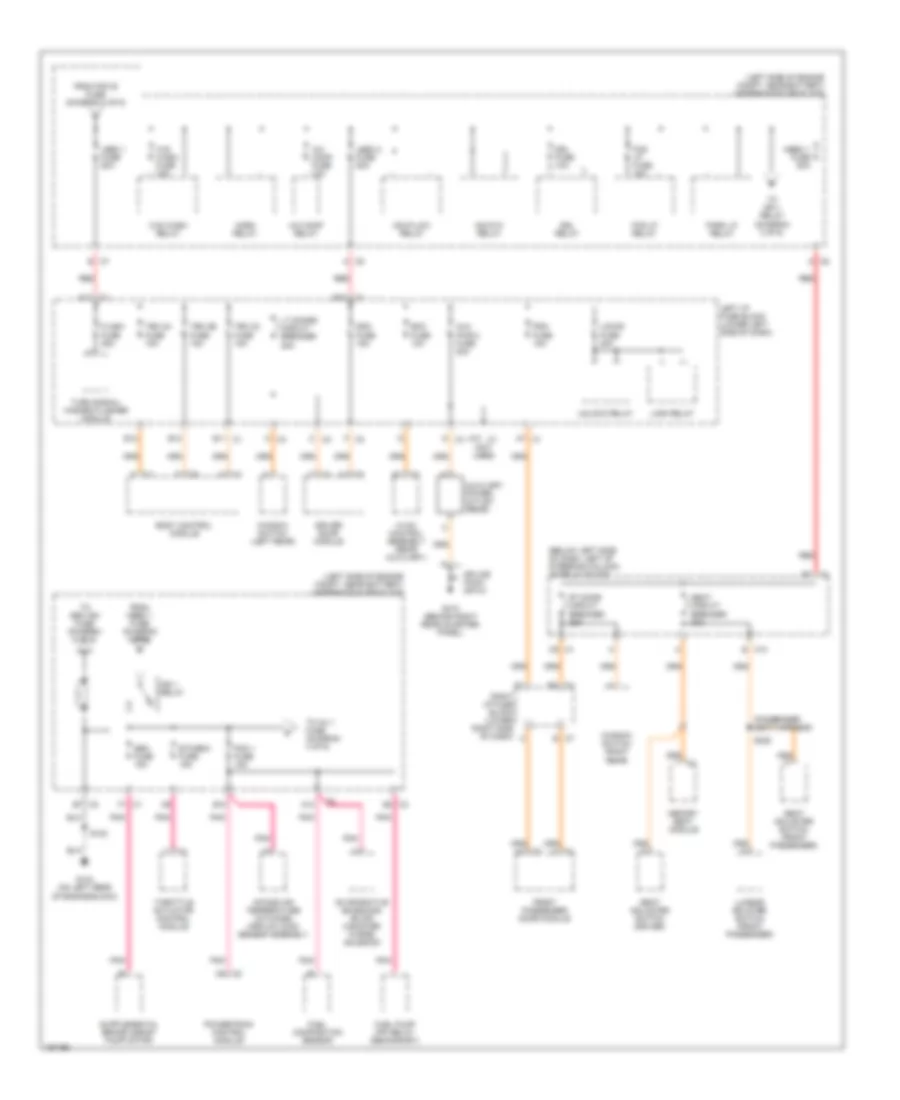 Power Distribution Wiring Diagram (3 of 6) for Cadillac Escalade 2003
