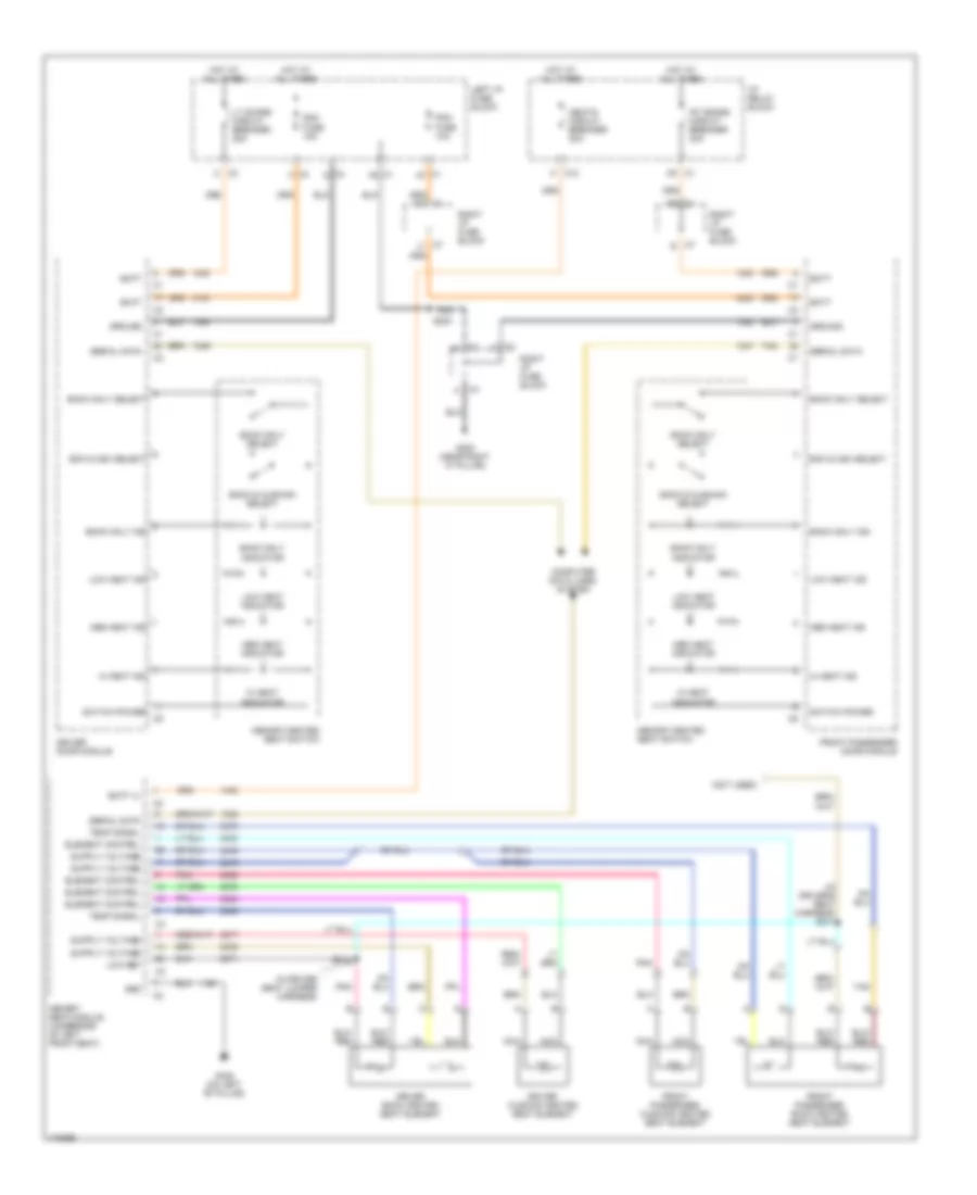 Front Seat Heater Wiring Diagram for Cadillac Escalade ESV 2003