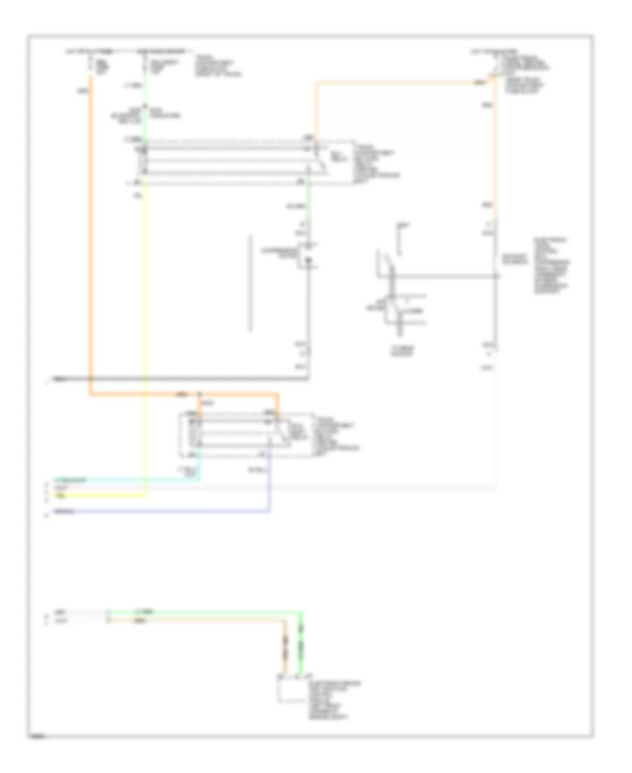 Electronic Suspension Wiring Diagram 2 of 2 for Cadillac Seville SLS 1997