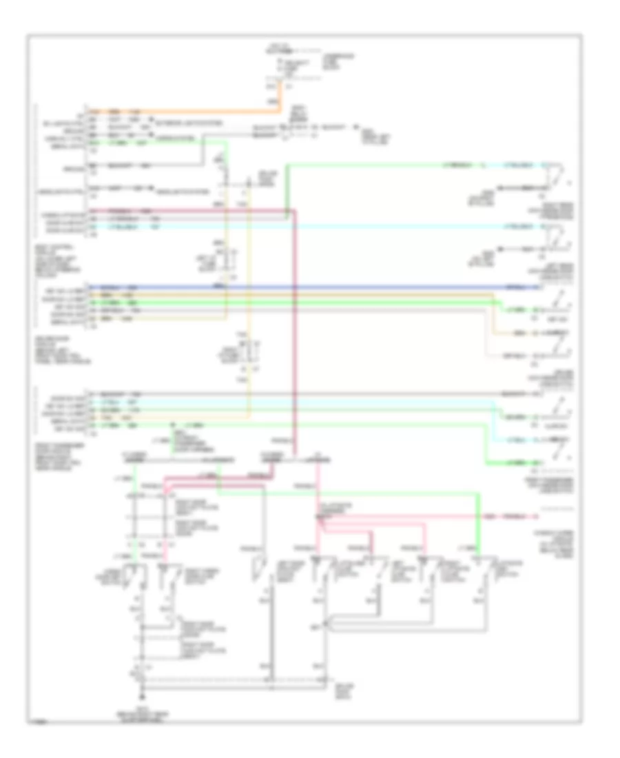 Forced Entry Wiring Diagram for Cadillac Escalade EXT 2003
