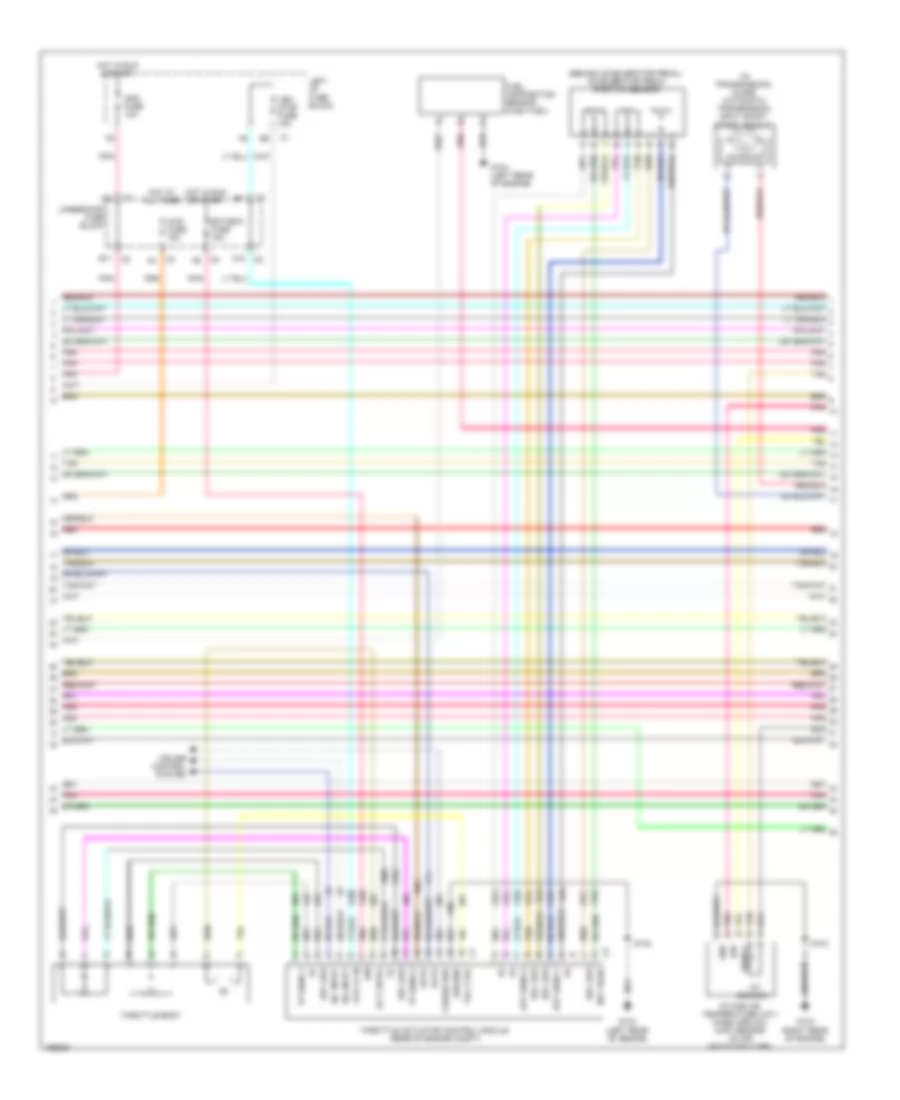 6.0L VIN N, Engine Performance Wiring Diagram (4 of 5) for Cadillac Escalade EXT 2003