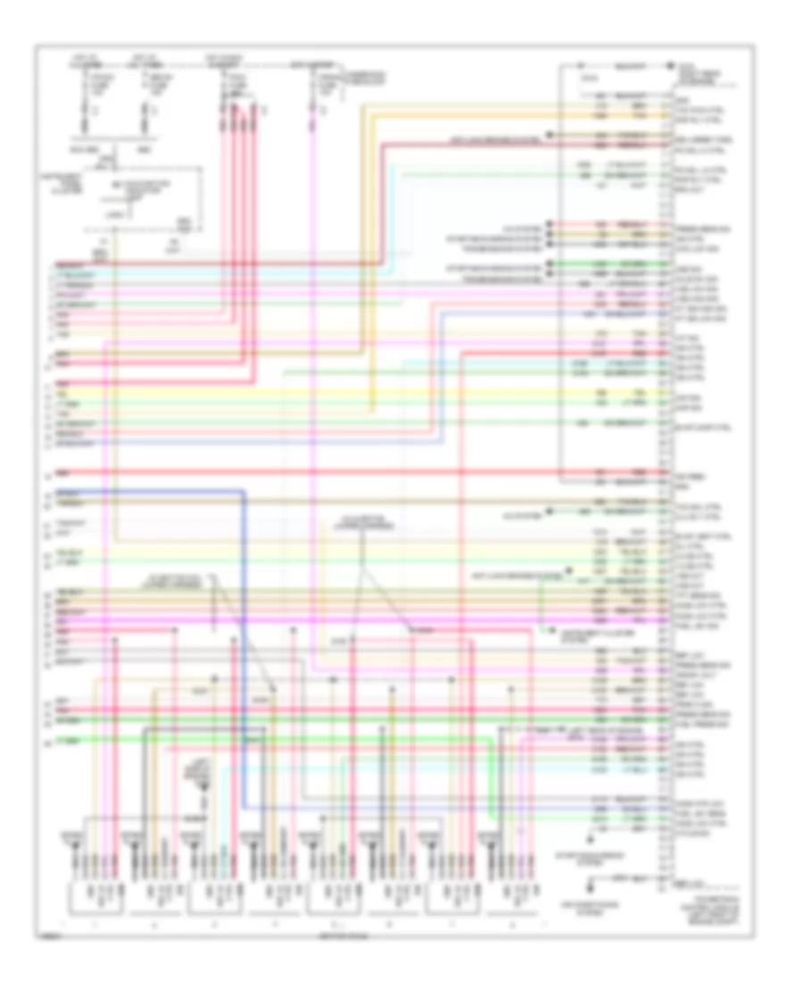 6.0L VIN N, Engine Performance Wiring Diagram (5 of 5) for Cadillac Escalade EXT 2003