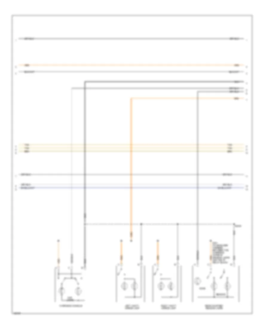 Courtesy Lamps Wiring Diagram (2 of 3) for Cadillac Escalade EXT 2003