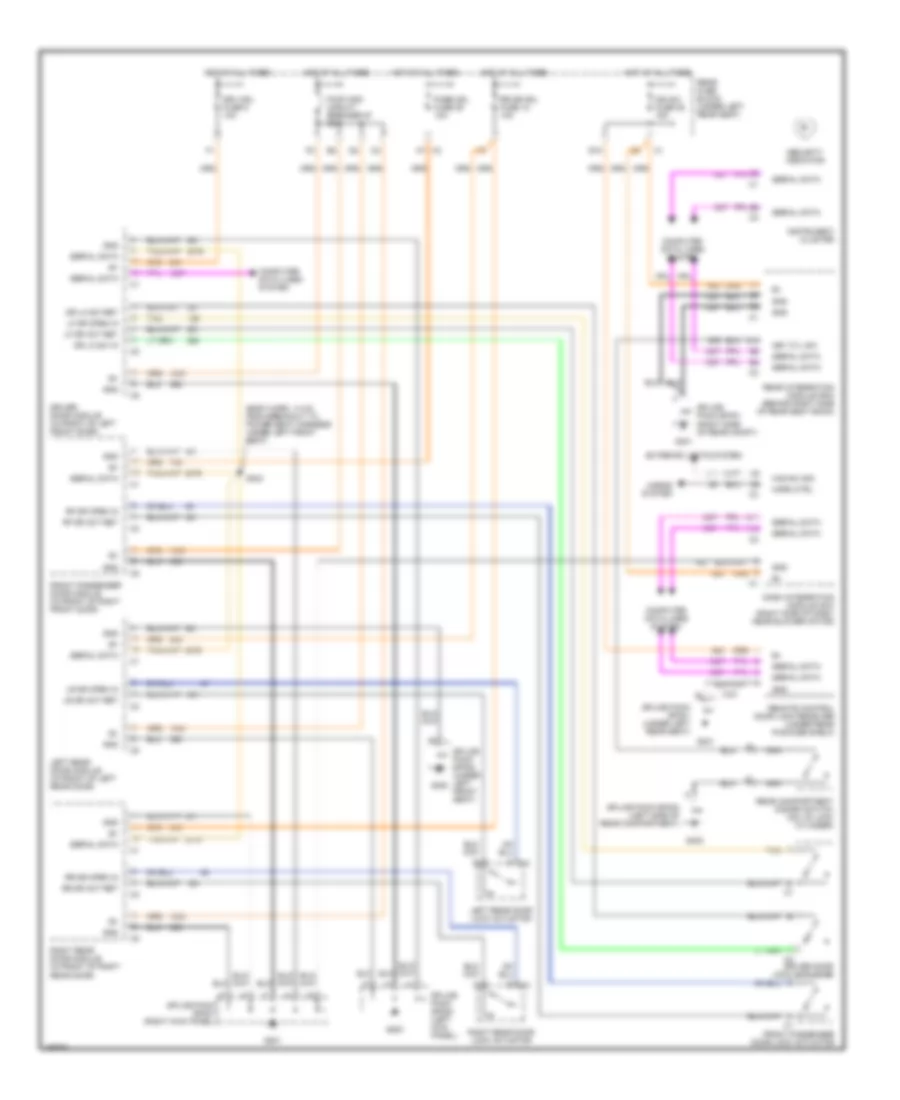 Forced Entry Wiring Diagram for Cadillac Seville SLS 2003