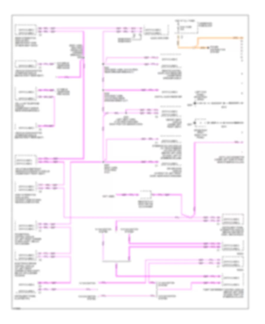 Computer Data Lines Wiring Diagram for Cadillac Seville SLS 2003