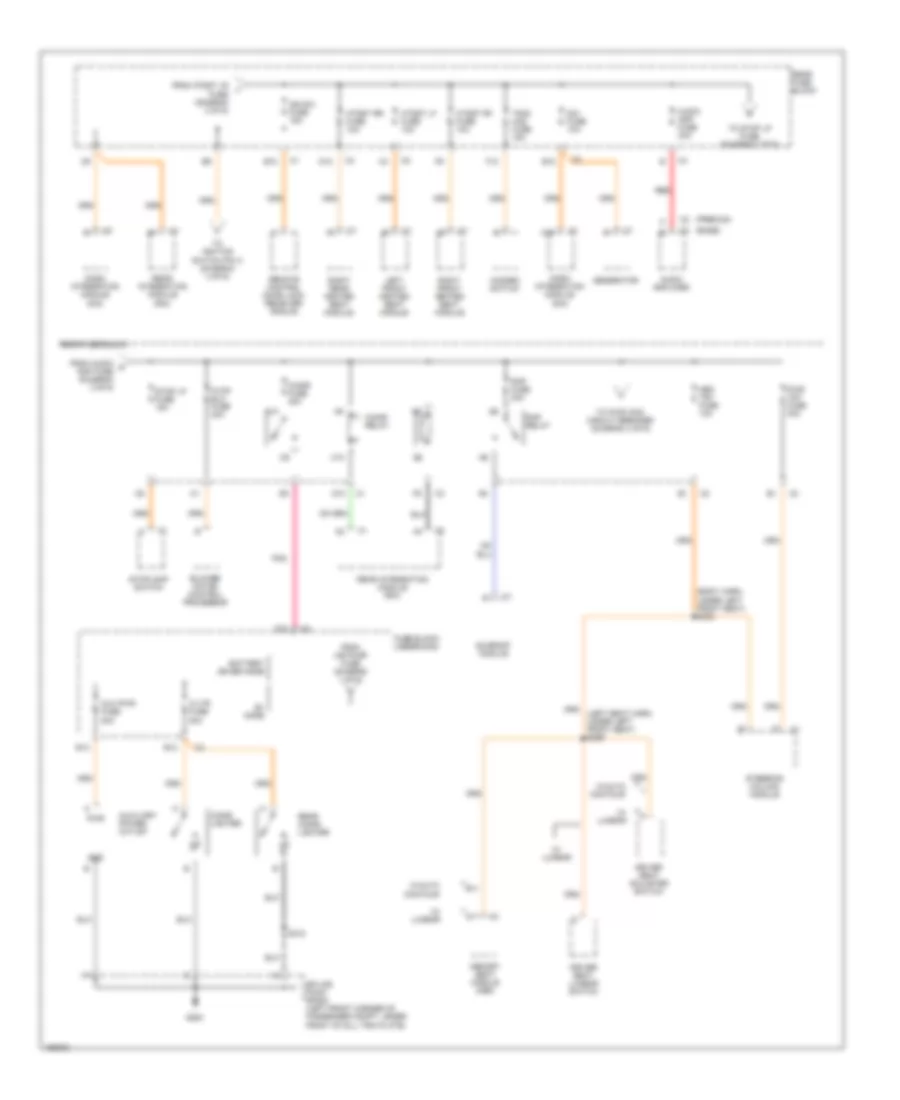 Power Distribution Wiring Diagram (3 of 6) for Cadillac Seville SLS 2003