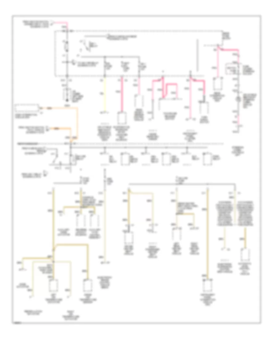 Power Distribution Wiring Diagram 5 of 6 for Cadillac Seville SLS 2003