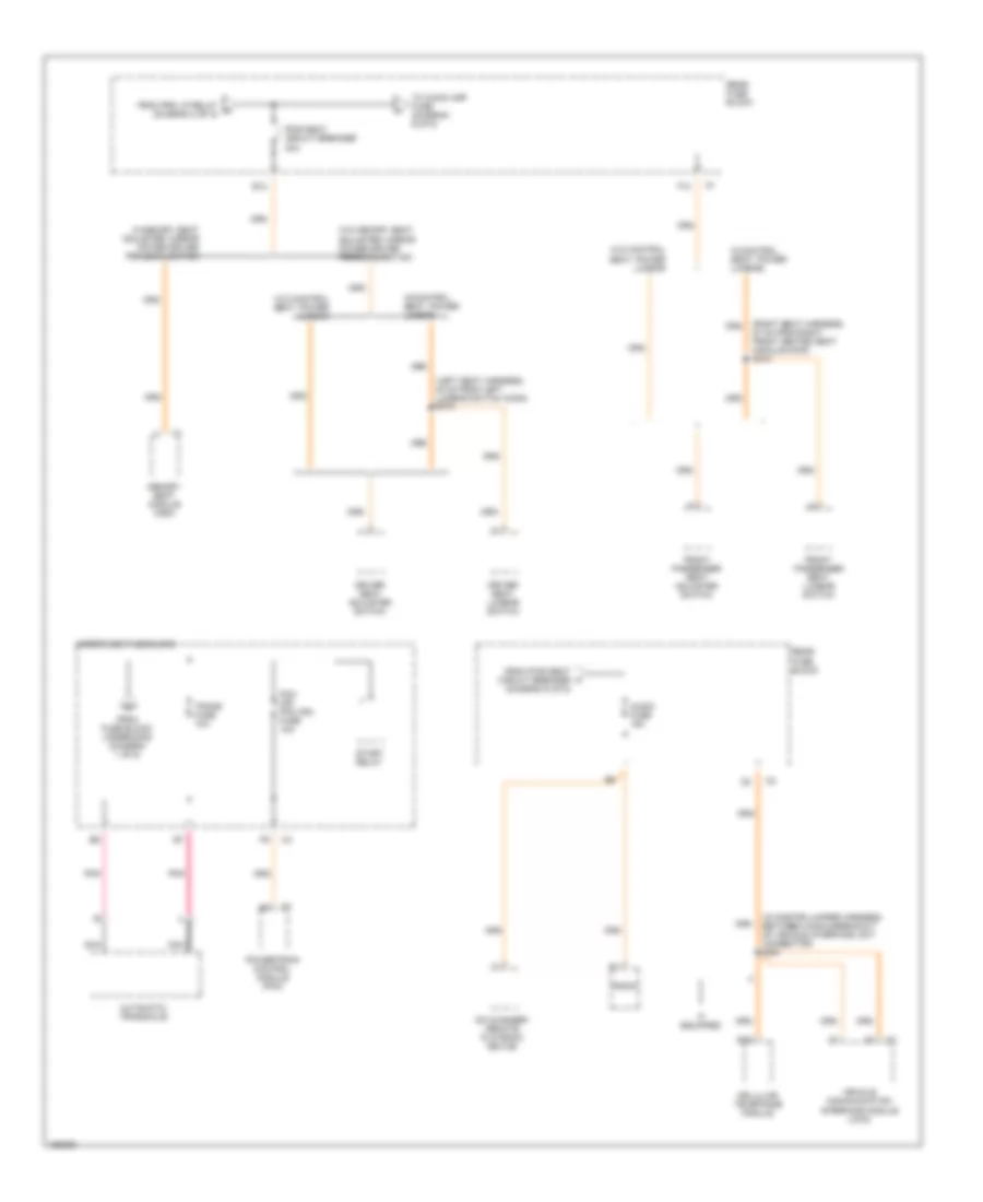 Power Distribution Wiring Diagram (6 of 6) for Cadillac Seville SLS 2003
