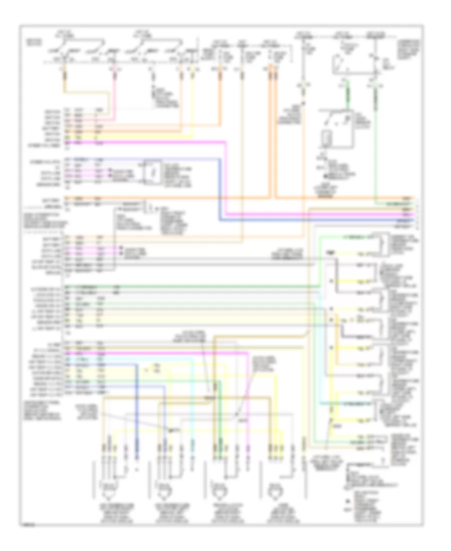 Automatic A C Wiring Diagram 1 of 2 for Cadillac Seville STS 2003