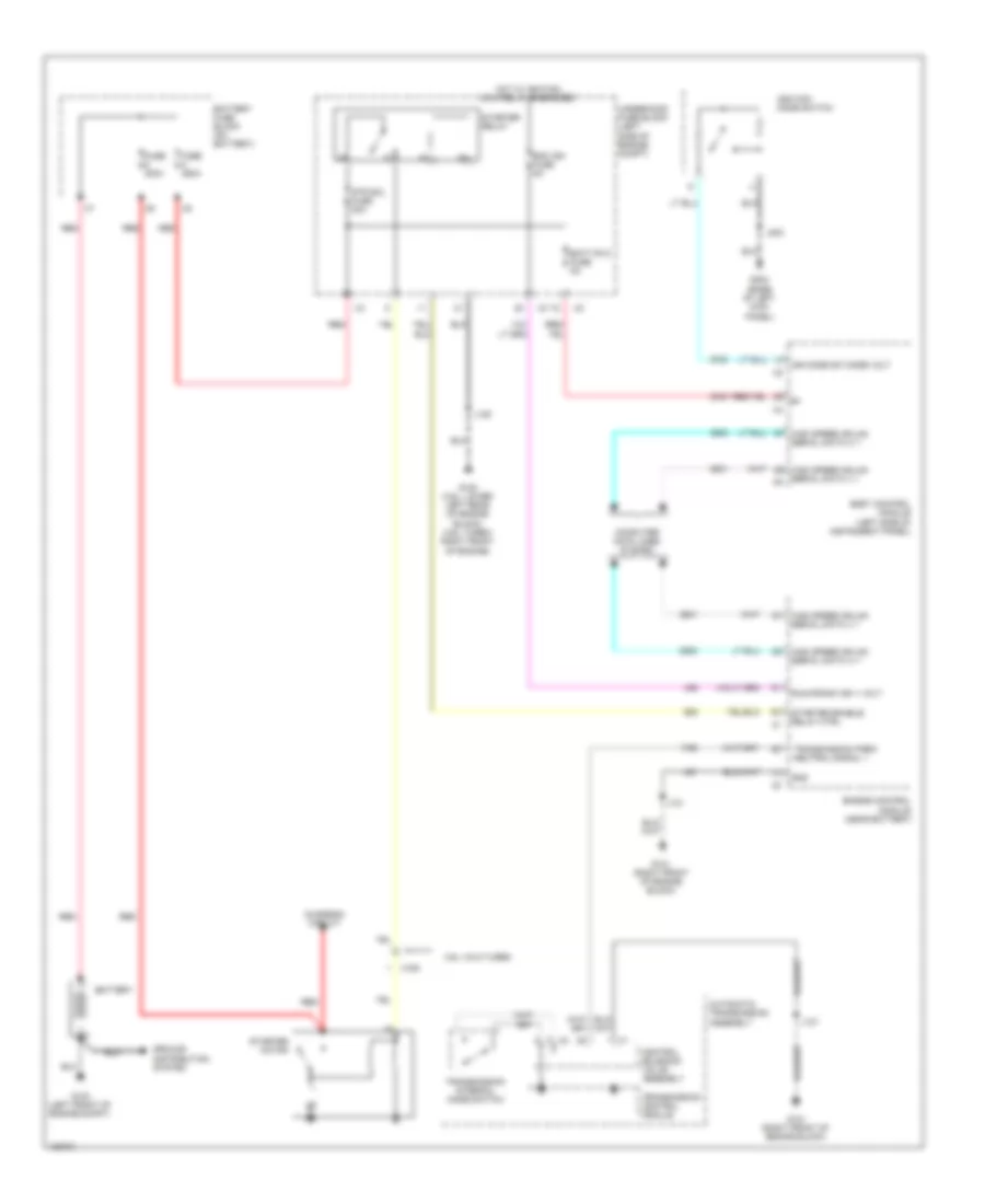 Starting Wiring Diagram for Cadillac XTS 2014
