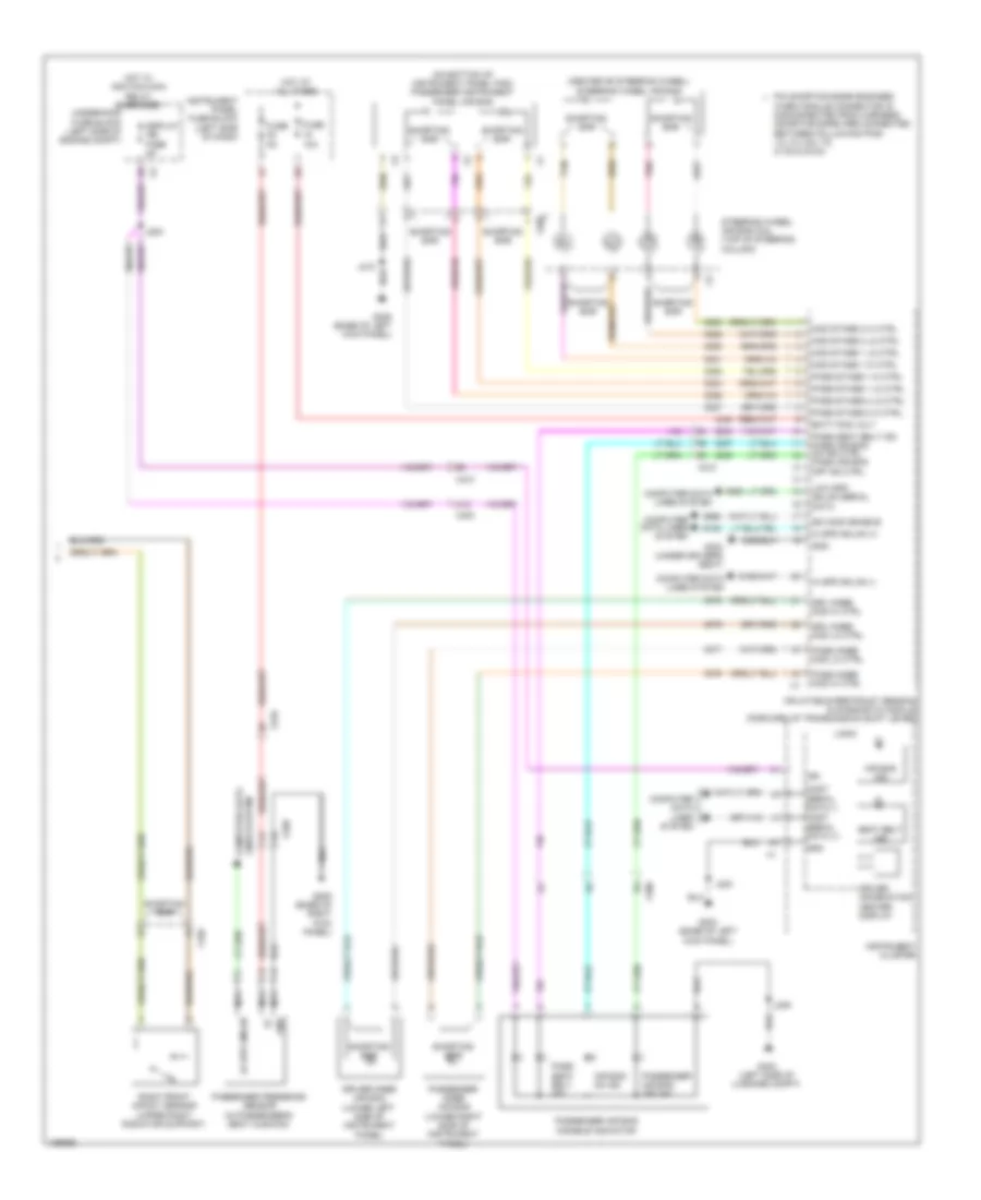 Supplemental Restraints Wiring Diagram (2 of 2) for Cadillac XTS 2014