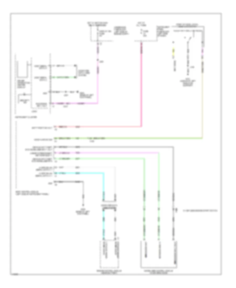 Pass Key Wiring Diagram for Cadillac XTS 2014