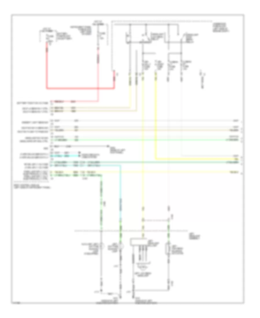 Headlamps Wiring Diagram, with High Intensity Discharge (1 of 2) for Cadillac XTS 2014