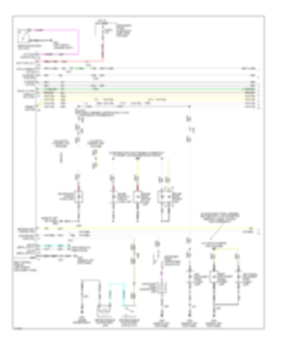 Courtesy Lamps Wiring Diagram 1 of 4 for Cadillac XTS 2014