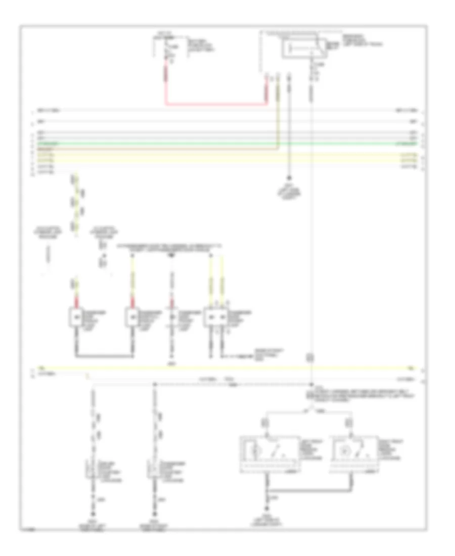 Courtesy Lamps Wiring Diagram (2 of 4) for Cadillac XTS 2014