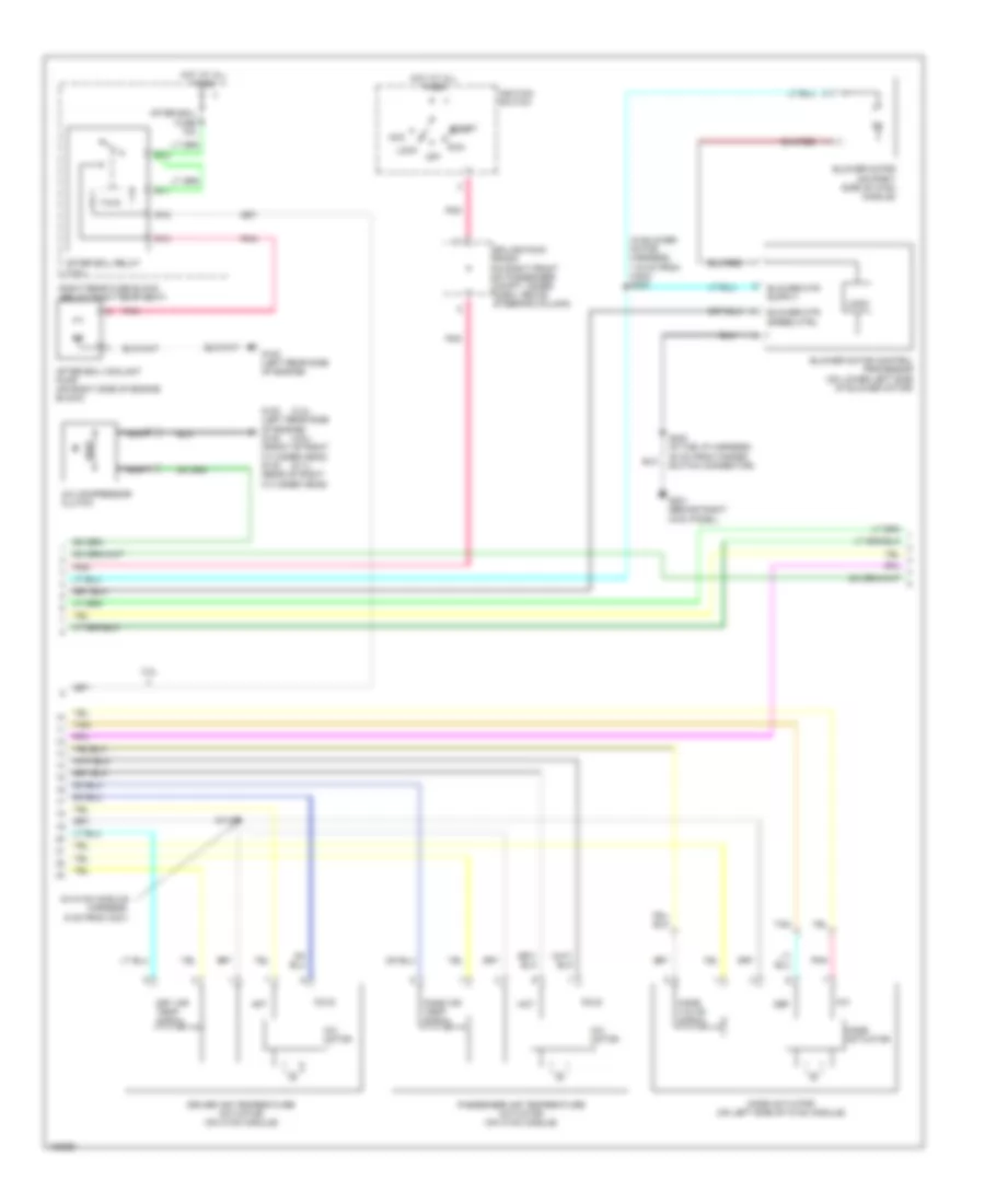 Automatic AC Wiring Diagram (2 of 3) for Cadillac CTS 2004