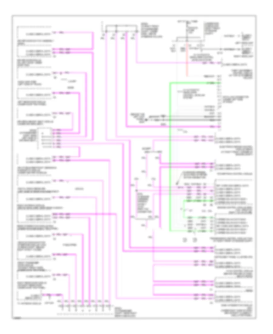 Computer Data Lines Wiring Diagram for Cadillac CTS 2004