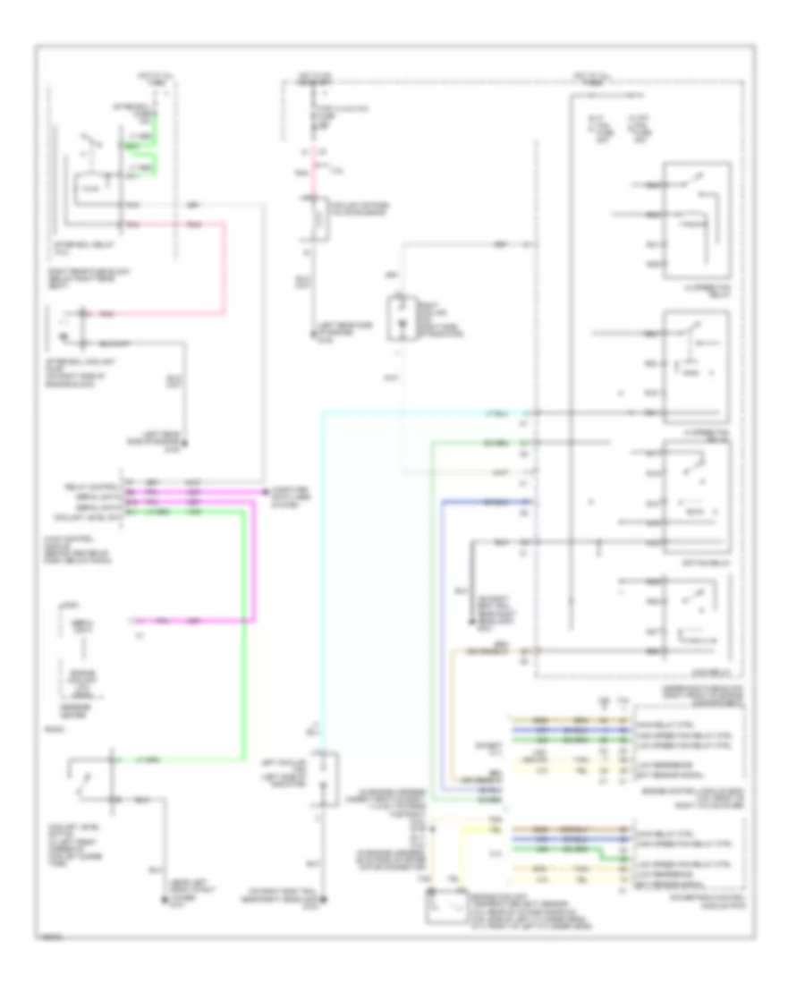 Cooling Fan Wiring Diagram for Cadillac CTS 2004