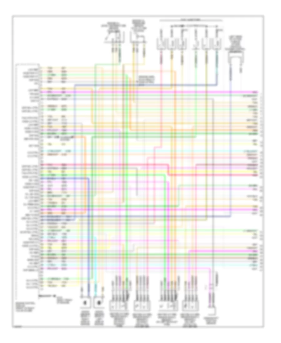 3.6L VIN 7, Engine Performance Wiring Diagram (1 of 4) for Cadillac CTS 2004