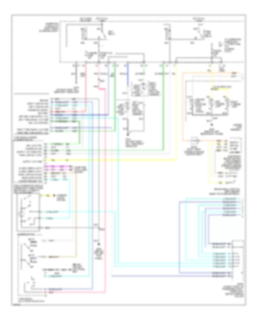 Exterior Lamps Wiring Diagram 1 of 2 for Cadillac CTS 2004