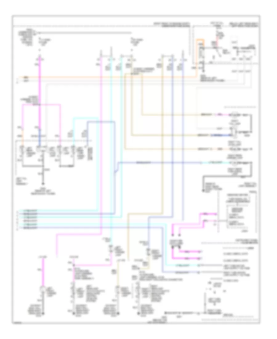 Exterior Lamps Wiring Diagram (2 of 2) for Cadillac CTS 2004