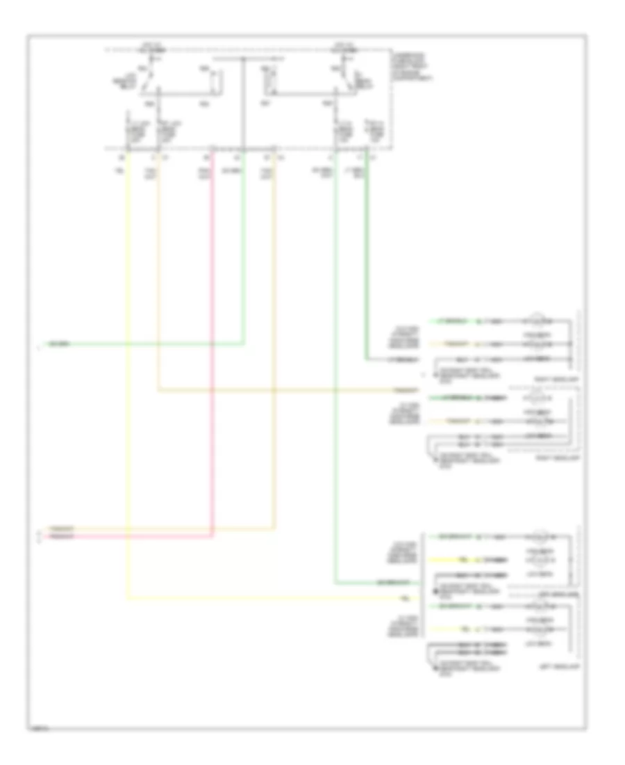 Headlights Wiring Diagram (2 of 2) for Cadillac CTS 2004