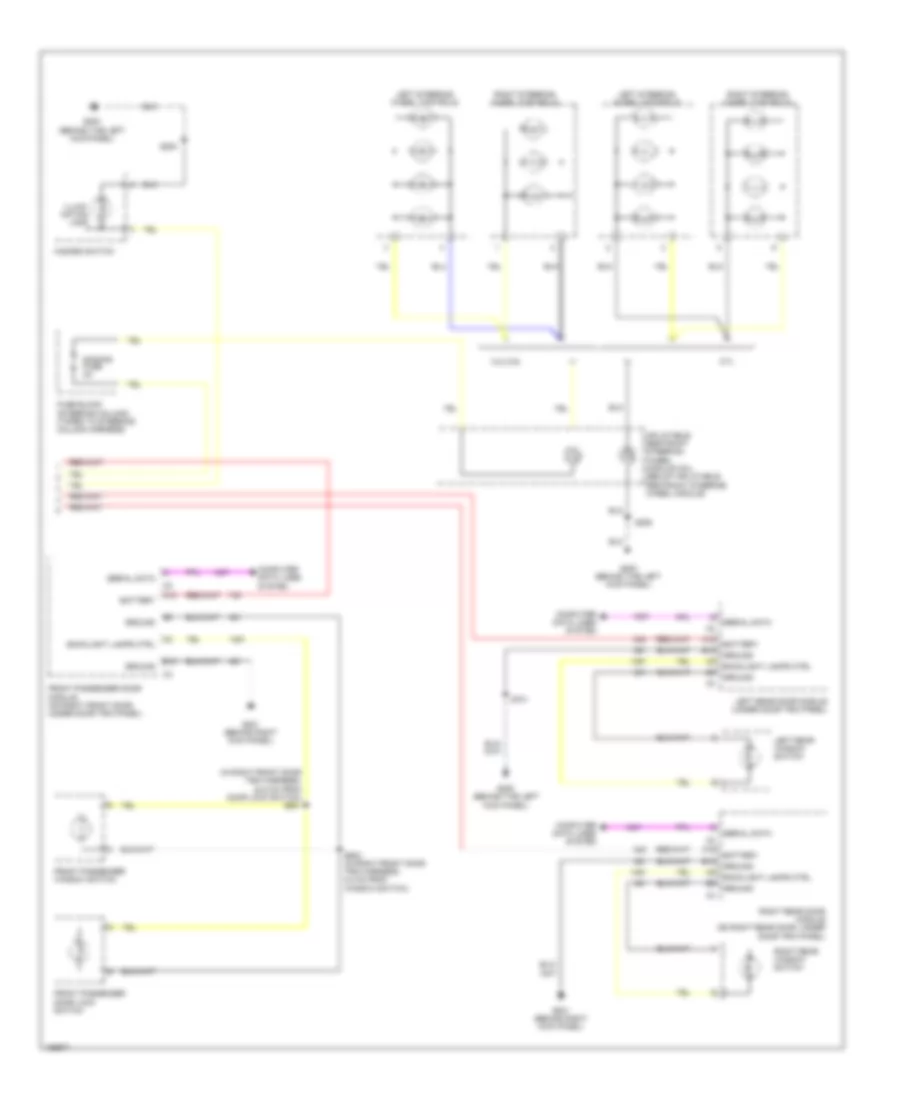 Instrument Illumination Wiring Diagram 2 of 2 for Cadillac CTS 2004