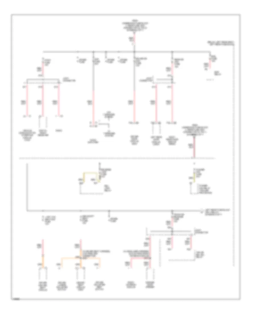 Power Distribution Wiring Diagram (5 of 7) for Cadillac CTS 2004