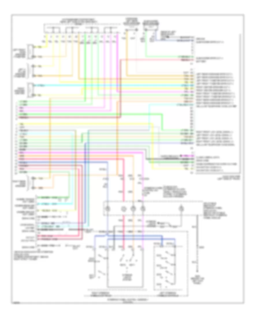 Radio Wiring Diagram, Luxury (2 of 2) for Cadillac CTS 2004