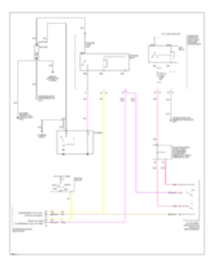 5 7L VIN P Starting Wiring Diagram for Cadillac CTS 2004