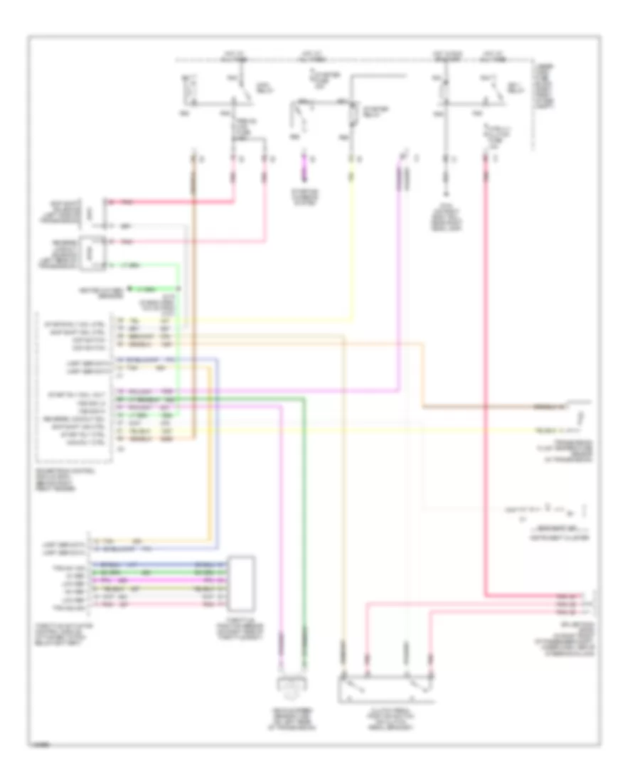 5.7L VIN P, MT Wiring Diagram for Cadillac CTS 2004