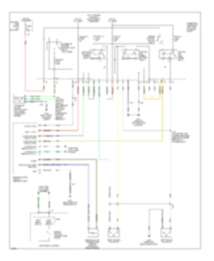 Cooling Fan Wiring Diagram for Cadillac XTS Livery 2014